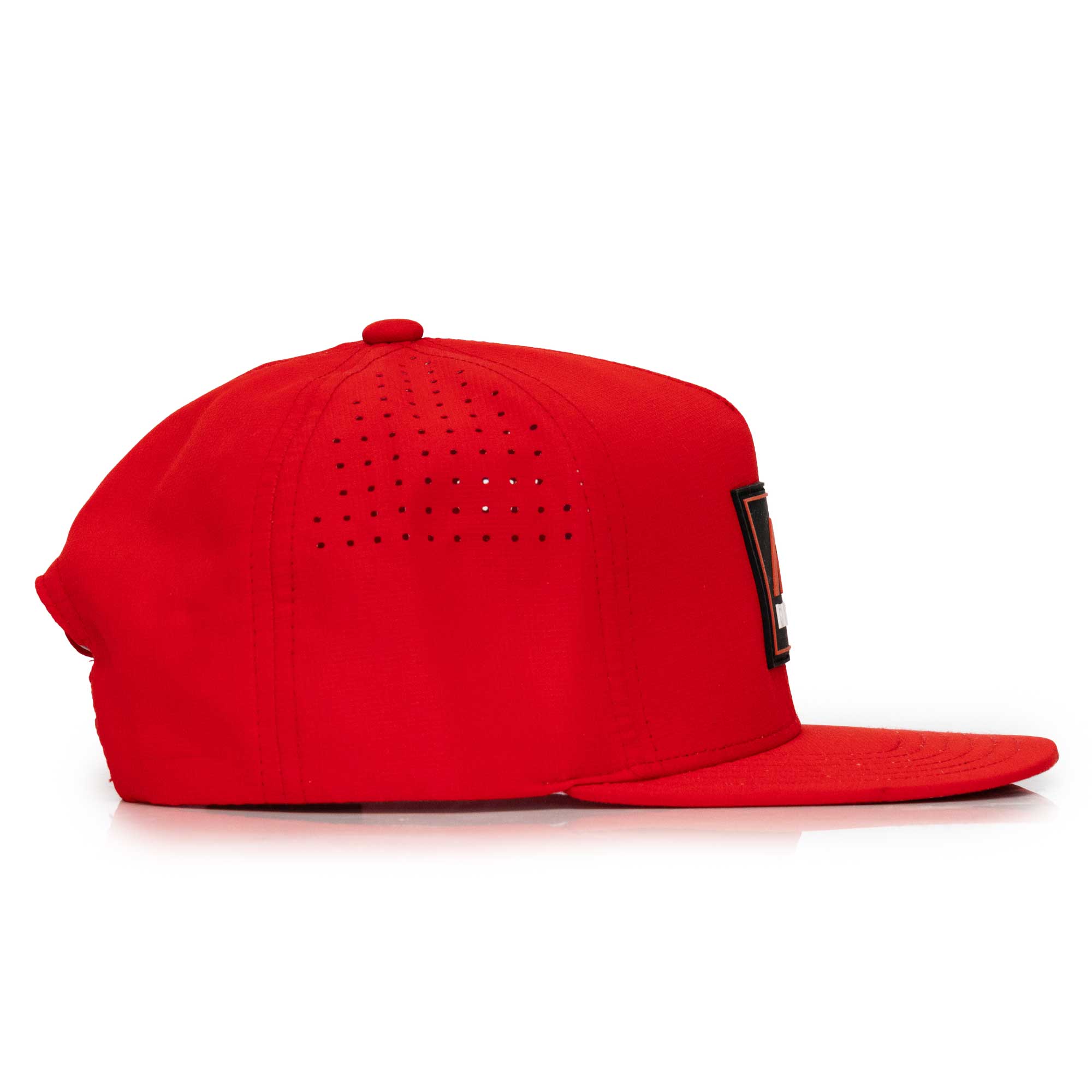 Redmond Peaks Logo Snapback Hat - Red - Image 3