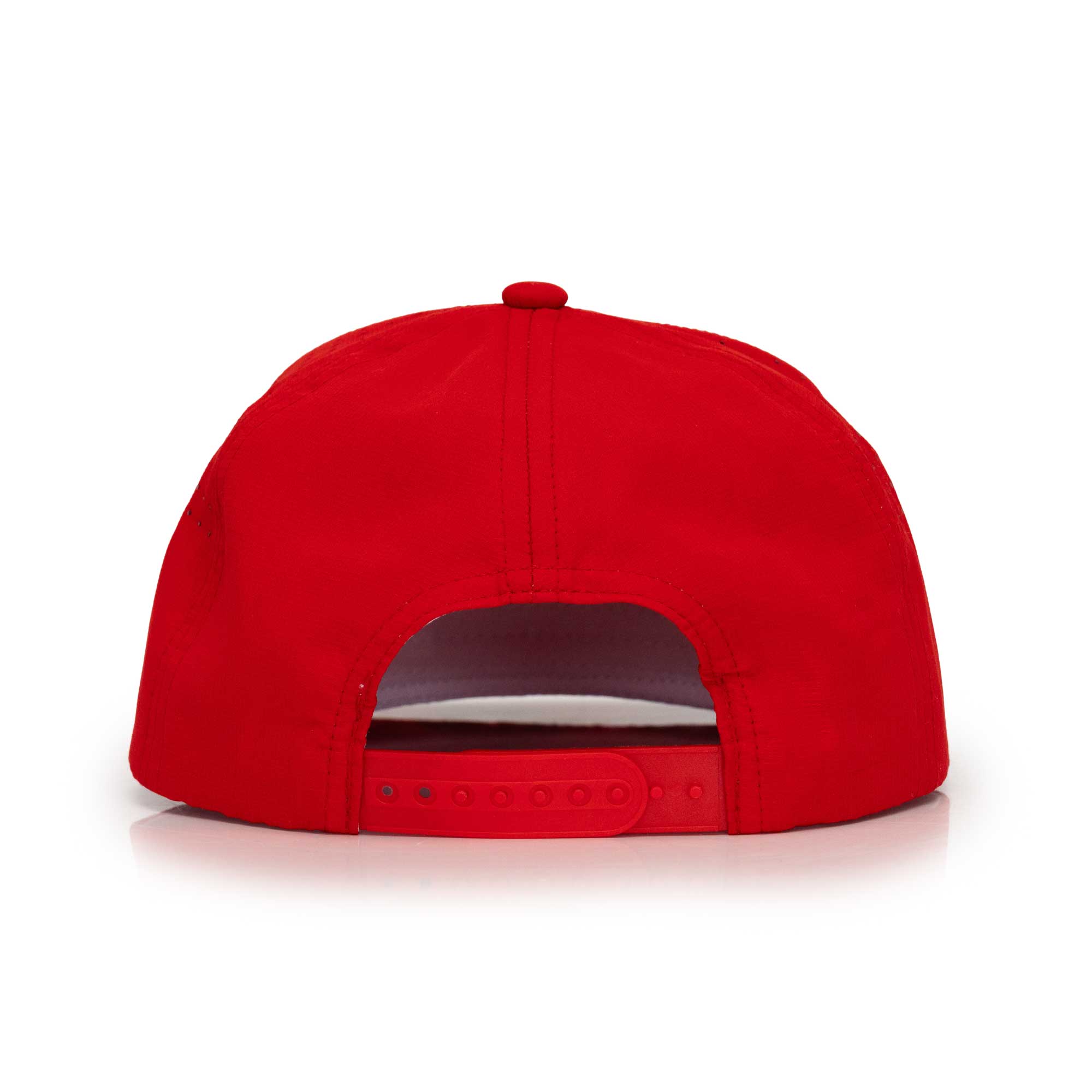 Redmond Peaks Logo Snapback Hat - Red - Image 4