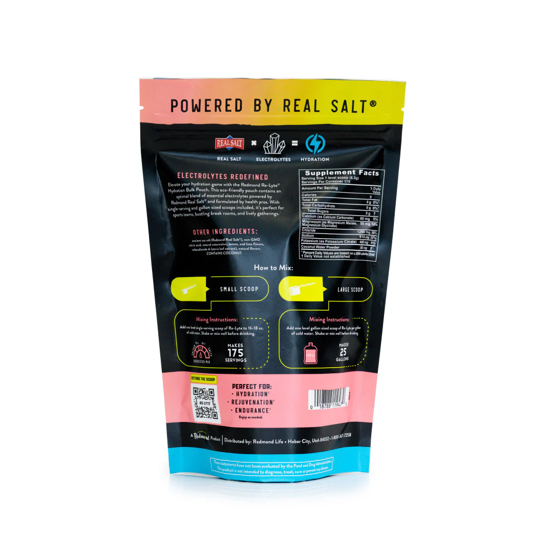 Re-Lyte Hydration Electrolyte Powder Bulk Pouch 175 Servings - Image 11