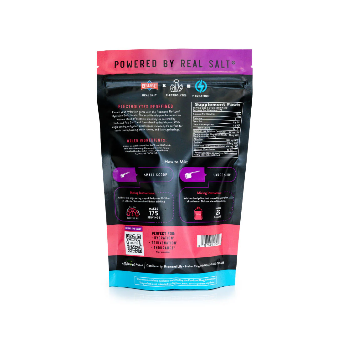Re-Lyte Hydration Electrolyte Powder Bulk Pouch 175 Servings - Image 5