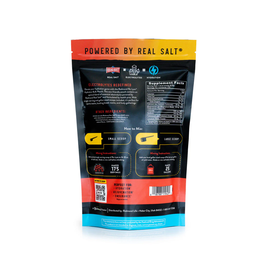 Re-Lyte Hydration Electrolyte Powder Bulk Pouch 175 Servings - Image 8