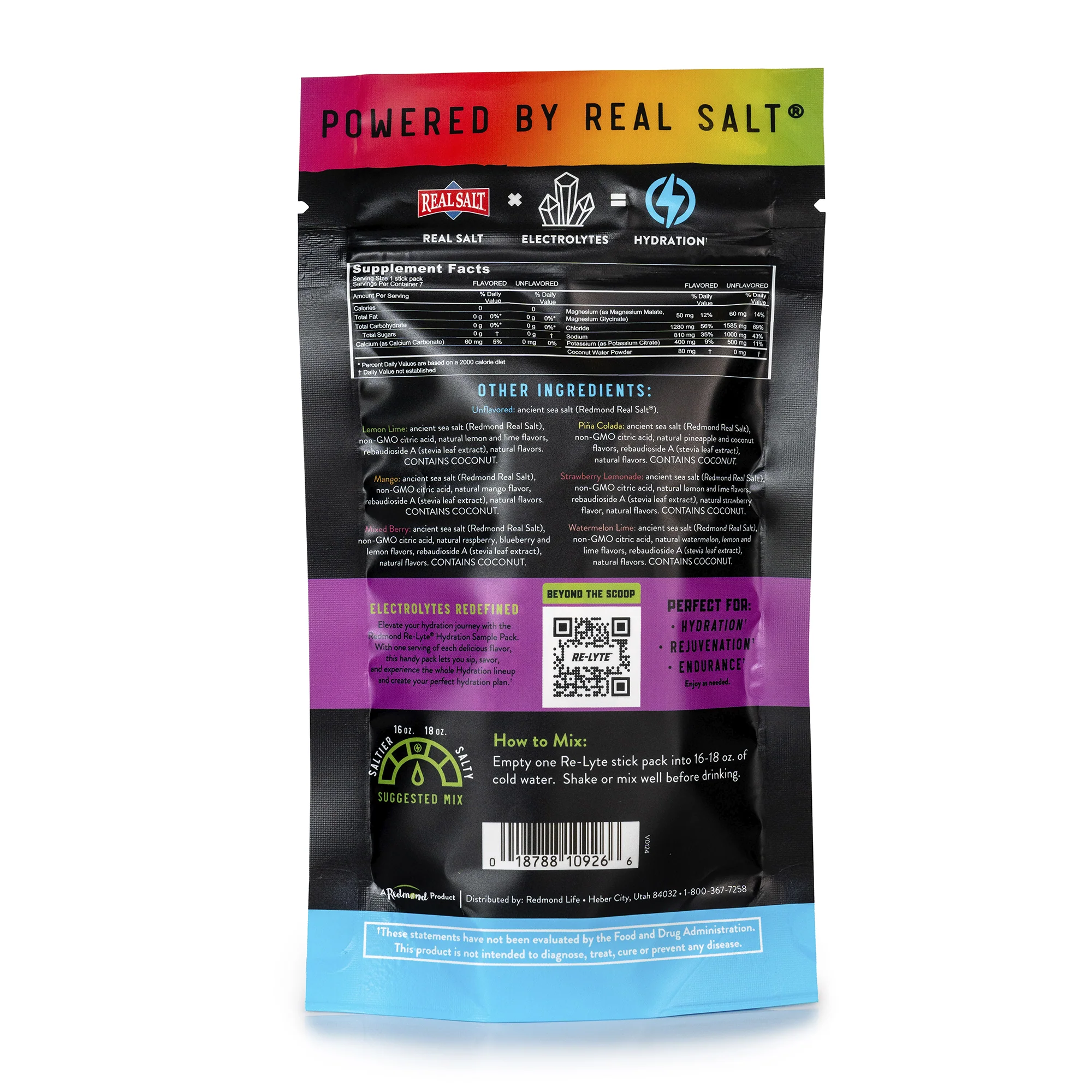 Re-Lyte® Hydration Electrolyte Powder Sample Pack (7 ct.) - Image 3