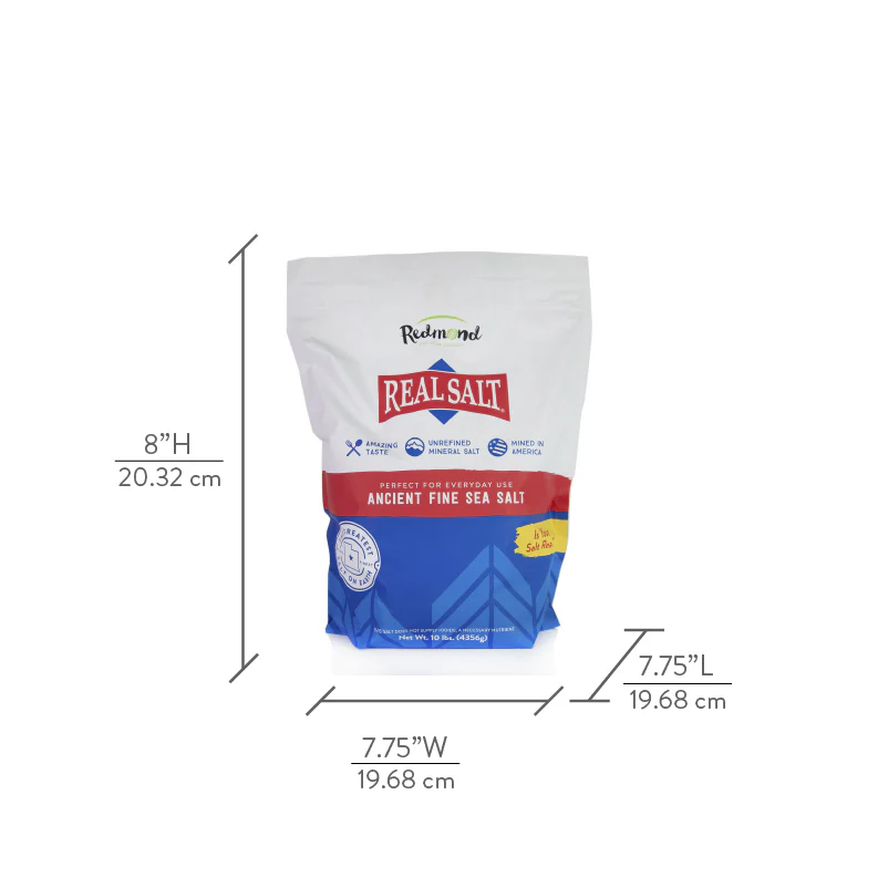 Real Salt Fine 10 lb Bag - Image 6