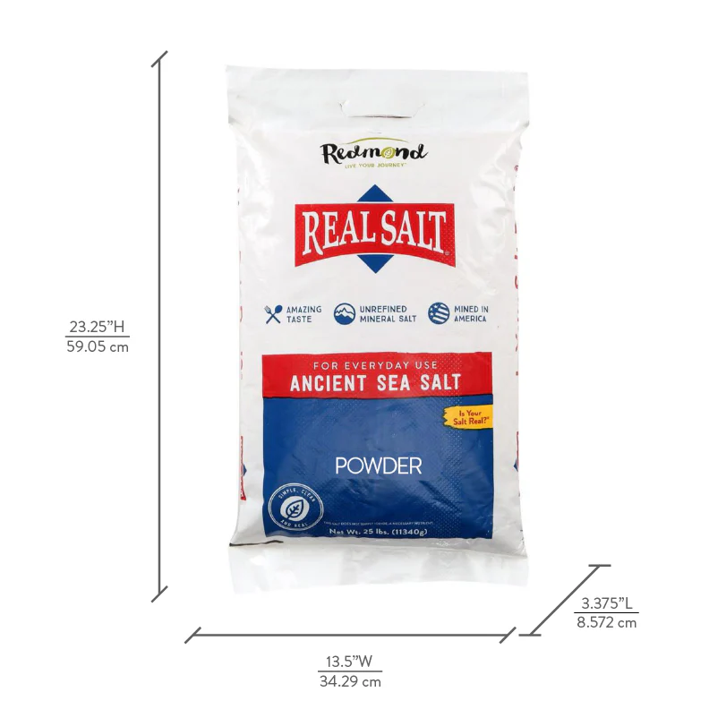 Real Salt Powder 25 lb Bag - Image 4