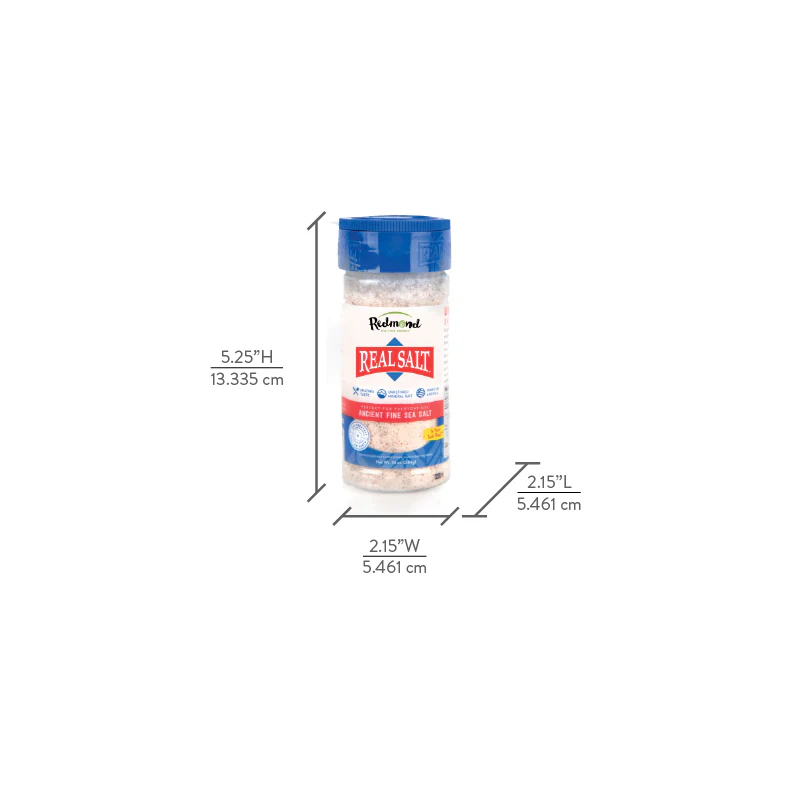 Real Salt Fine 10 oz Shaker - Image 6