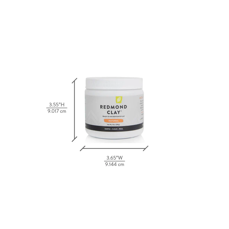 Redmond Ready-to-mix Bentonite Clay 10 oz Jar - Image 7