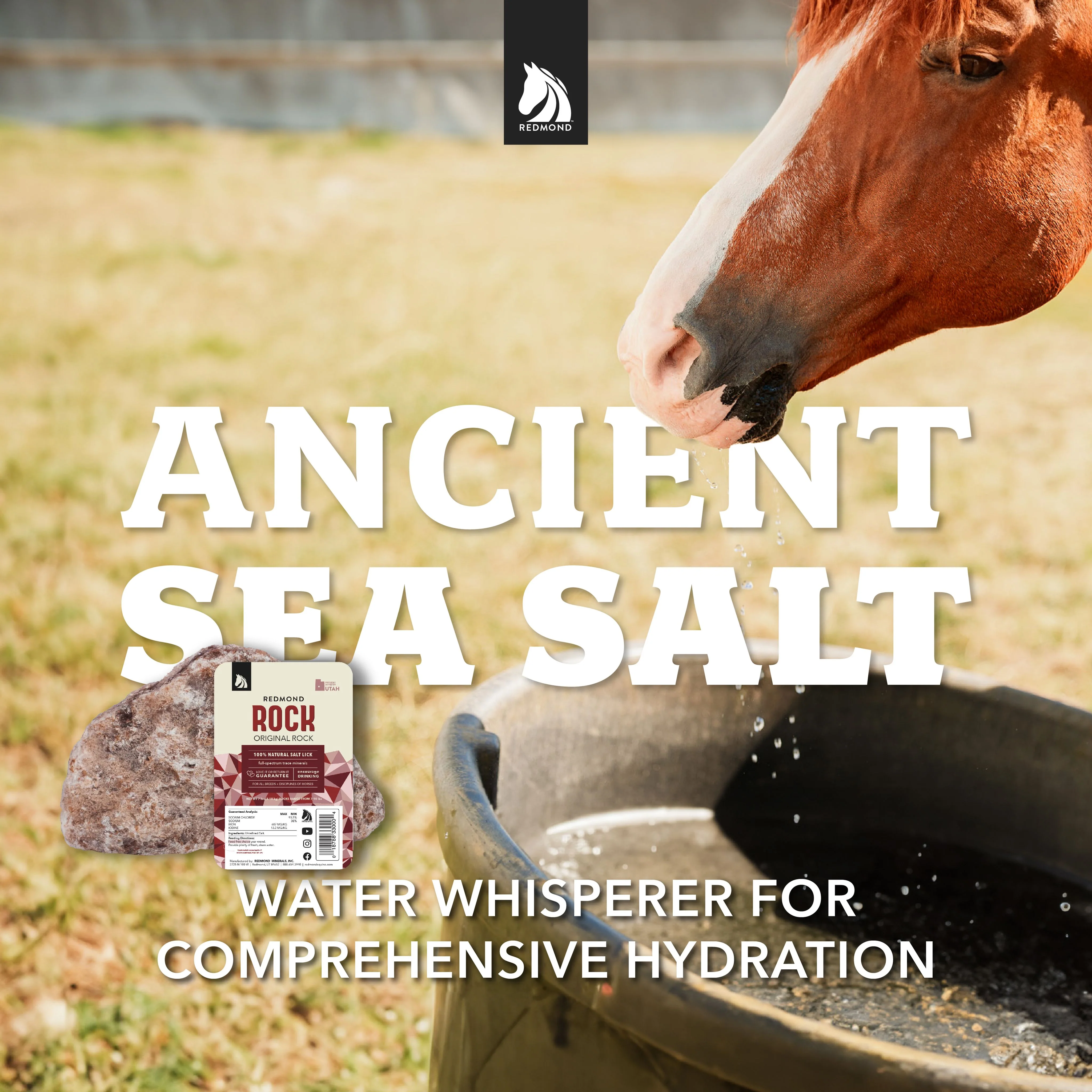 Redmond Rock® - Mined Horse Salt Lick - Image 2