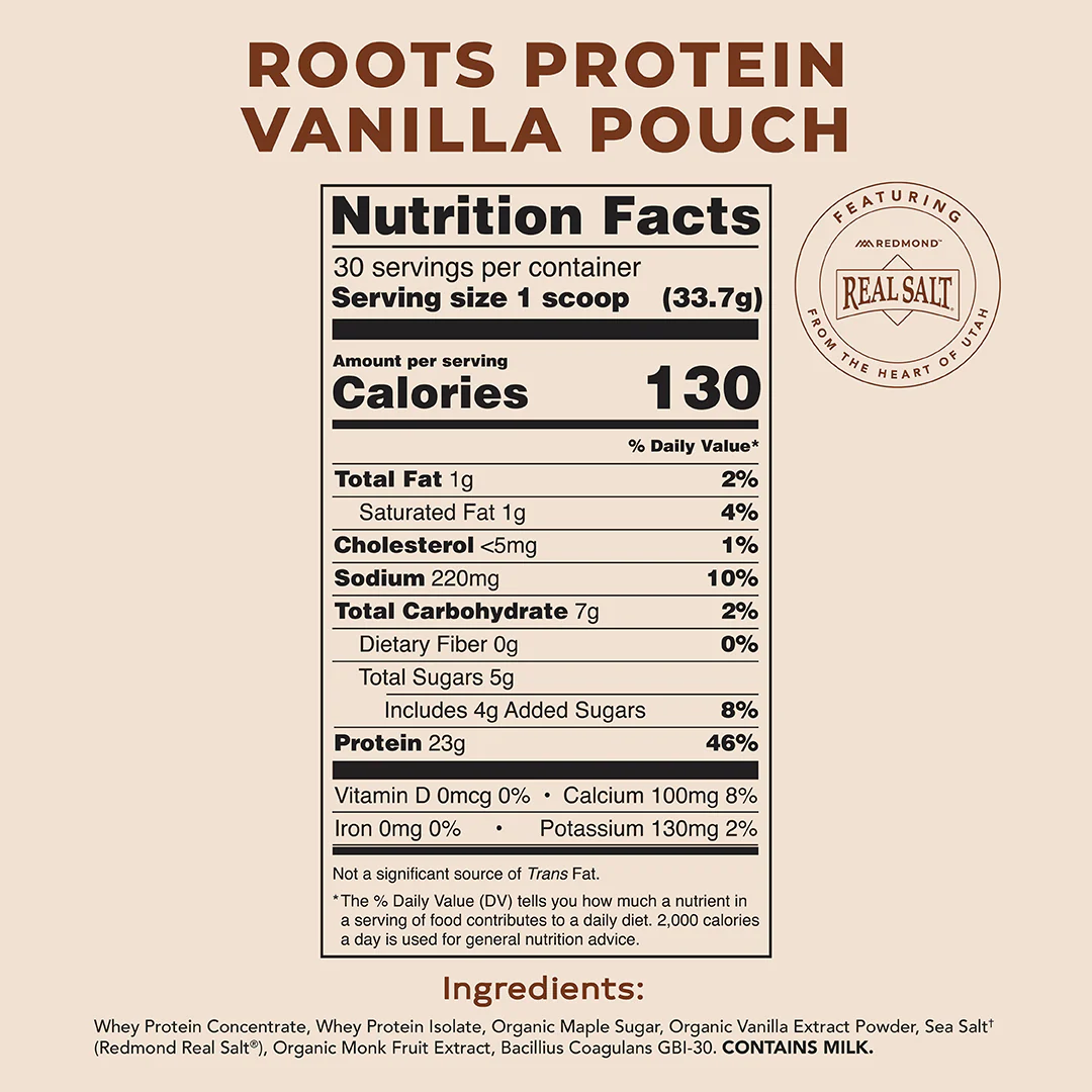 Redmond Roots Protein Powder (30 servings) - Image 8