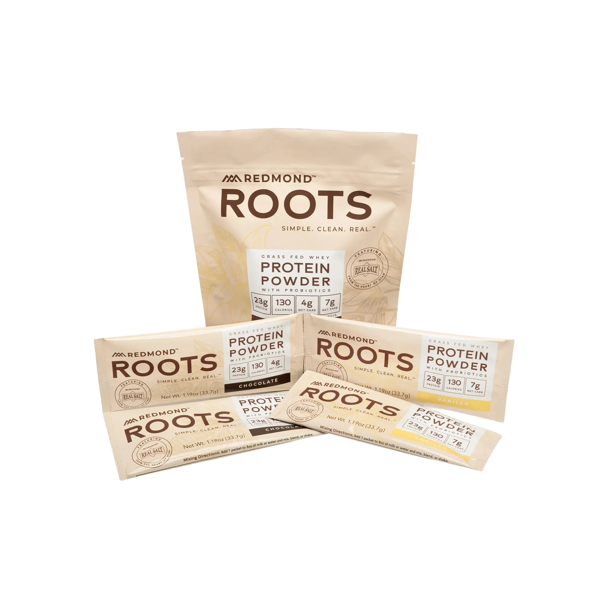 Redmond Roots Protein Powder Sample Pack (4 sticks) - Image 7